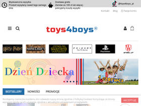'toys4boys.pl' screenshot