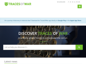 'tracesofwar.com' screenshot