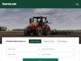 'tractor.com' screenshot