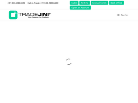 'tradejini.com' screenshot