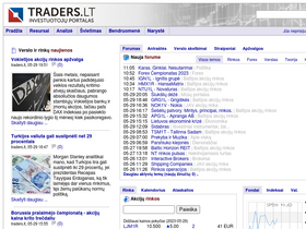 'traders.lt' screenshot