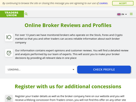 'tradersunion.com' screenshot