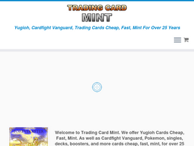 'tradingcardmint.com' screenshot