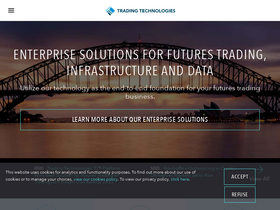 'tradingtechnologies.com' screenshot