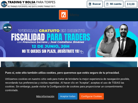 'tradingybolsaparatorpes.com' screenshot