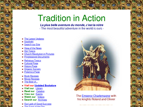 'traditioninaction.org' screenshot