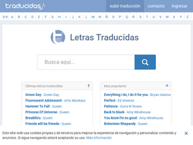 'traducidas.com.ar' screenshot