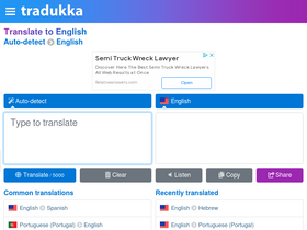 'tradukka.com' screenshot