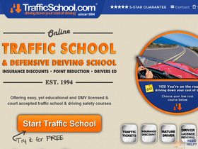 'trafficschool.com' screenshot