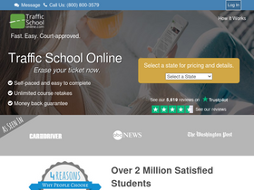 'trafficschoolonline.com' screenshot
