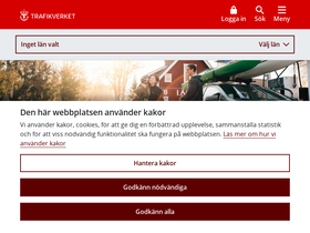 'klimatkalkyl-pub.ea.trafikverket.se' screenshot