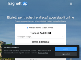'traghettiup.com' screenshot