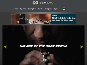 'traileraddict.com' screenshot