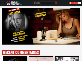 'trailersfromhell.com' screenshot