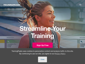 'trainingpeaks.com' screenshot