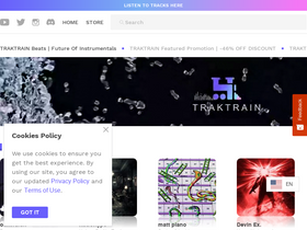 'traktrain.com' screenshot