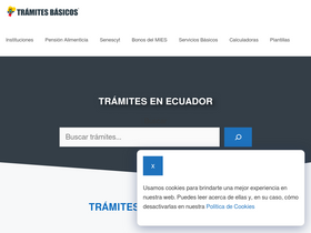 'tramitesbasicos.com' screenshot