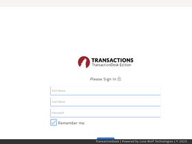 'transactiondesk.com' screenshot