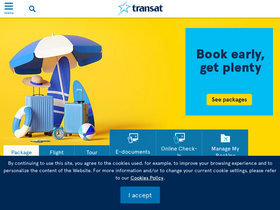 'transat.com' screenshot