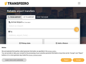 'transfeero.com' screenshot