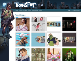 'transfur.com' screenshot