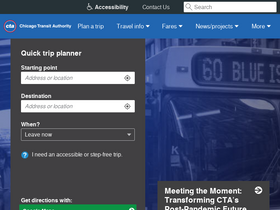 'transitchicago.com' screenshot