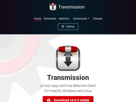 'transmissionbt.com' screenshot