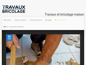 'travauxbricolage.fr' screenshot