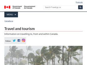 'travel.gc.ca' screenshot