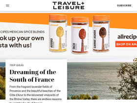 'travelandleisure.com' screenshot