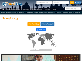'travelblog.org' screenshot