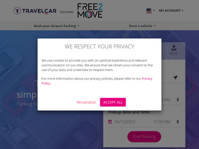 'travelcar.com' screenshot