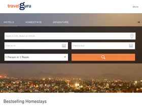 'travelguru.com' screenshot