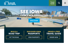 'traveliowa.com' screenshot