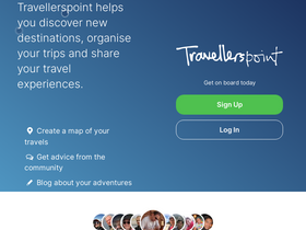'travellerspoint.com' screenshot