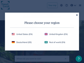 'travellocal.com' screenshot