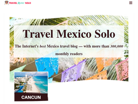 'travelmexicosolo.com' screenshot