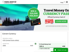 'travelmoneyoz.com' screenshot