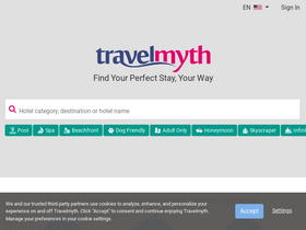 'travelmyth.com' screenshot