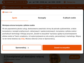 'travelplanet.pl' screenshot