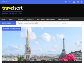 'travelsort.com' screenshot