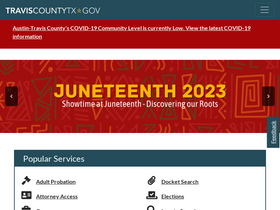 'traviscountytx.gov' screenshot