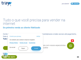 'tray.com.br' screenshot