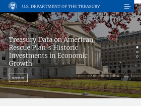 'treasury.gov' screenshot