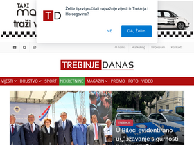 'trebinjedanas.com' screenshot
