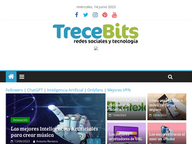 'trecebits.com' screenshot