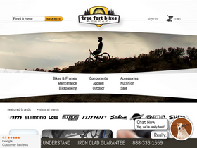 'treefortbikes.com' screenshot