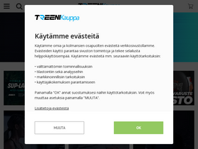 'treenikauppa.fi' screenshot