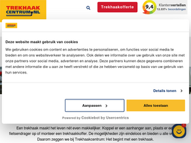 'trekhaakcentrum.nl' screenshot