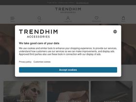 'trendhim.no' screenshot